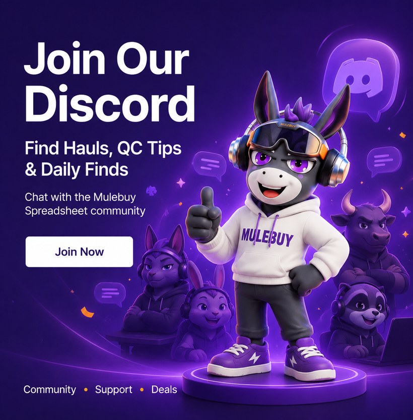 Join our Discord — hauls, QC tips and daily finds
