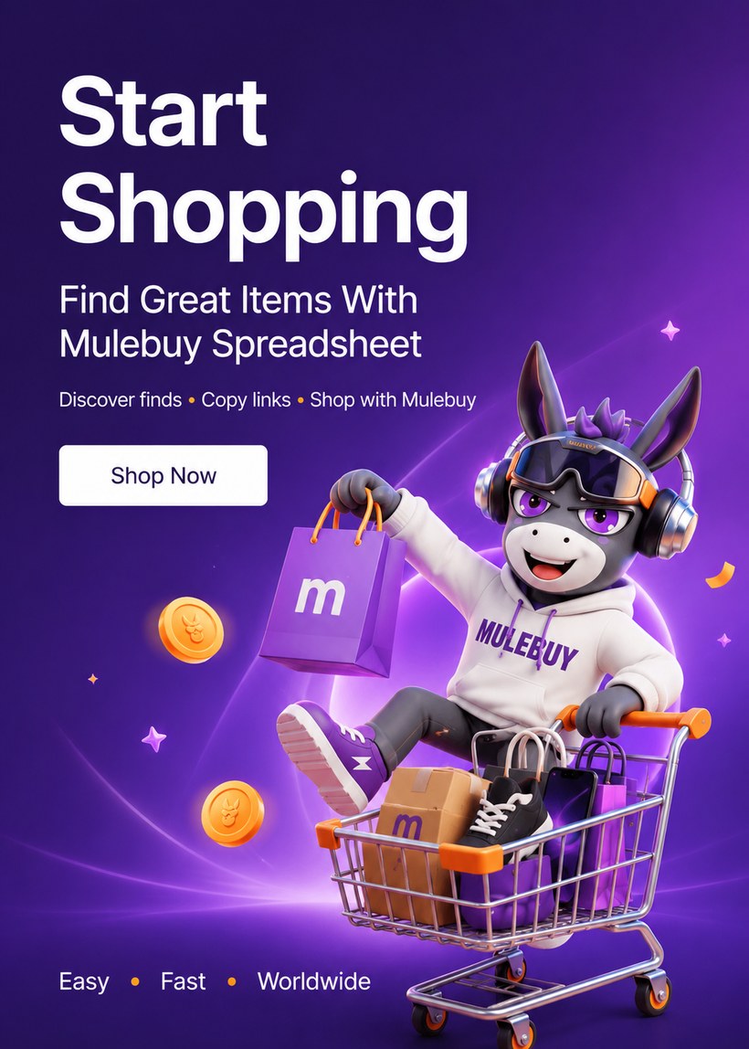 Start shopping — find great items with the Mulebuy Spreadsheet